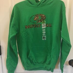 Mossy Oak XL hoodie sweatshirt camo logo green